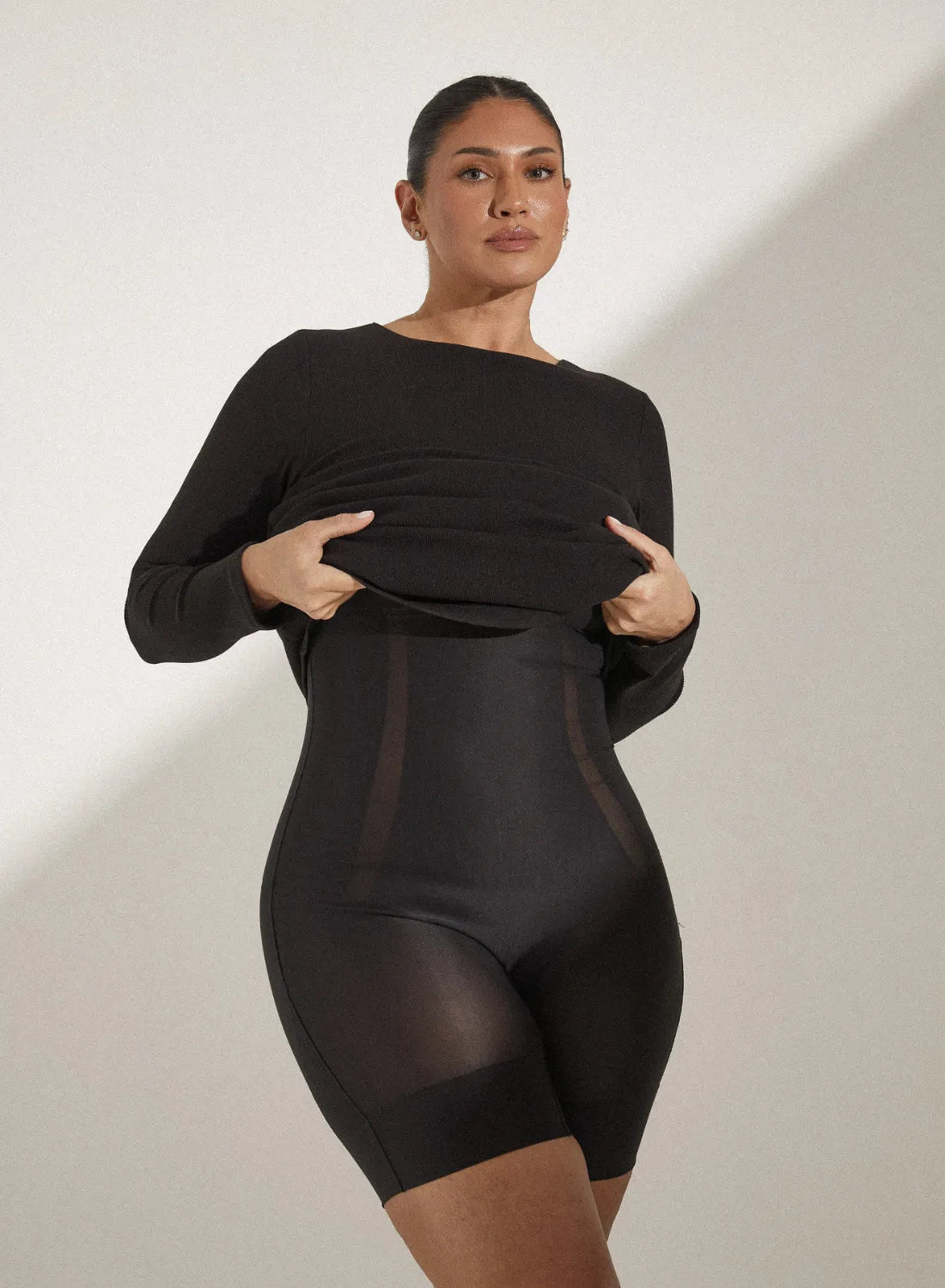 Long Sleeve Sculpting Dress